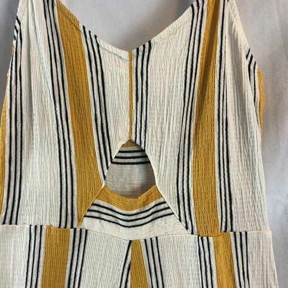 Love Tree One Piece romper white/yellow stripe M - Picture 2 of 7
